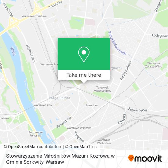 Stowarzyszenie Miłośników Mazur i Kozłowa w Gminie Sorkwity map