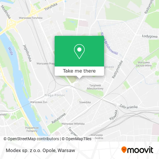 Карта Modex sp. z o.o. Opole