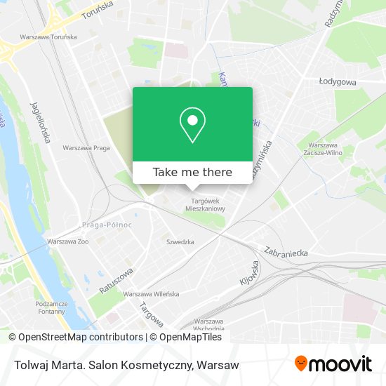 Карта Tolwaj Marta. Salon Kosmetyczny