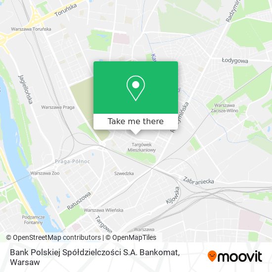 Bank Polskiej Spółdzielczości S.A. Bankomat map