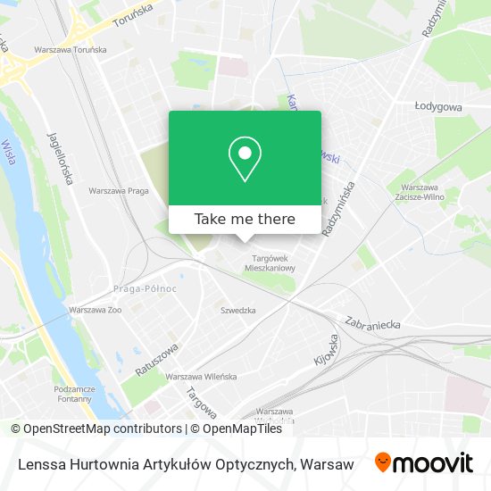 Lenssa Hurtownia Artykułów Optycznych map