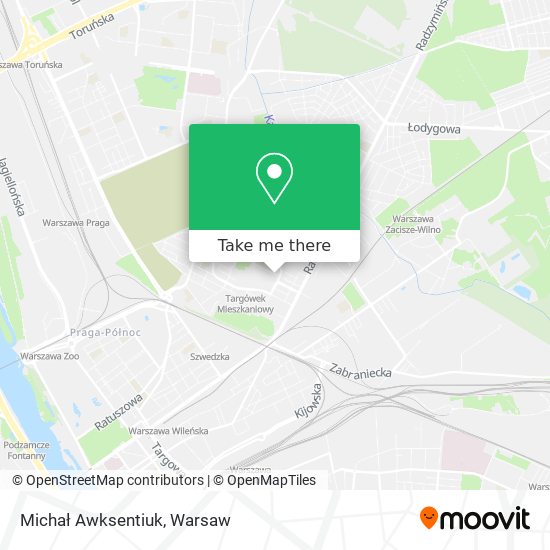 Michał Awksentiuk map