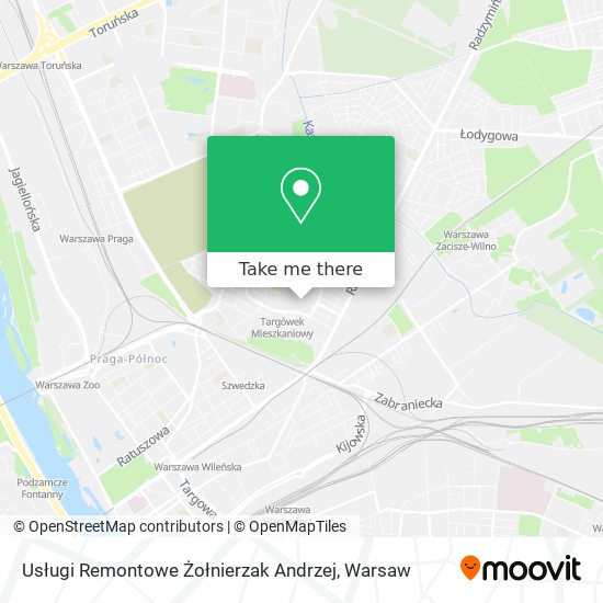 Usługi Remontowe Żołnierzak Andrzej map