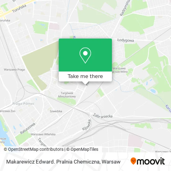 Карта Makarewicz Edward. Pralnia Chemiczna
