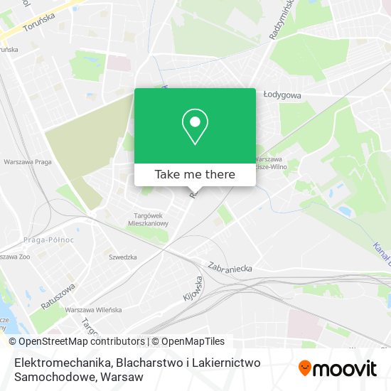 Elektromechanika, Blacharstwo i Lakiernictwo Samochodowe map