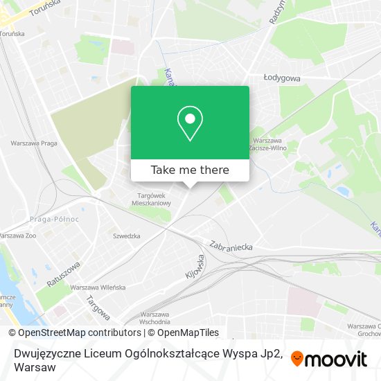 Dwujęzyczne Liceum Ogólnokształcące Wyspa Jp2 map