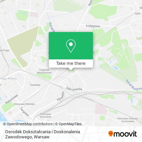 Osrodek Dokształcania i Doskonalenia Zawodowego map