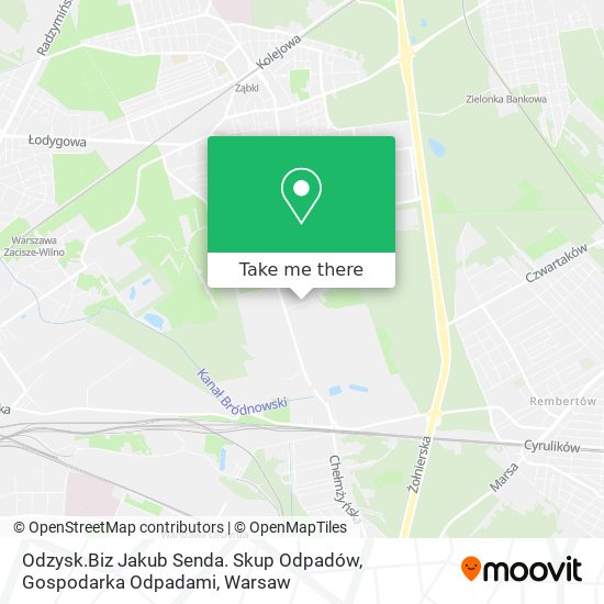 Odzysk.Biz Jakub Senda. Skup Odpadów, Gospodarka Odpadami map