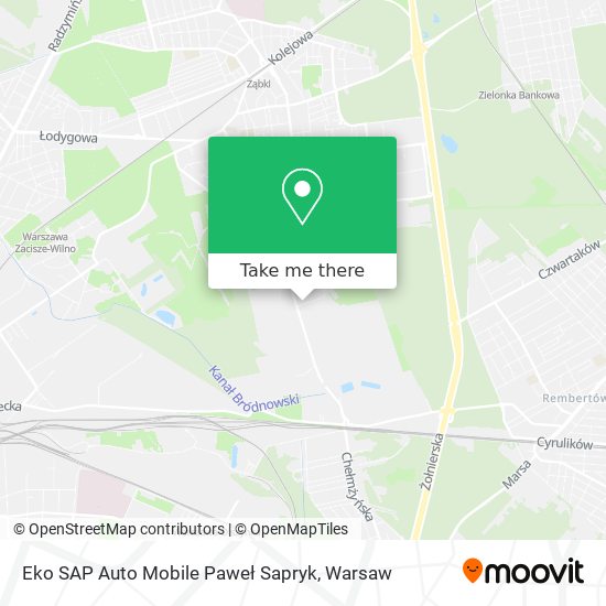 Eko SAP Auto Mobile Paweł Sapryk map