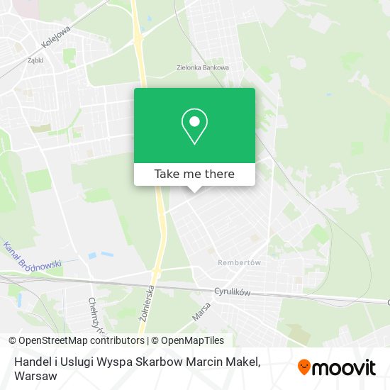 Handel i Uslugi Wyspa Skarbow Marcin Makel map