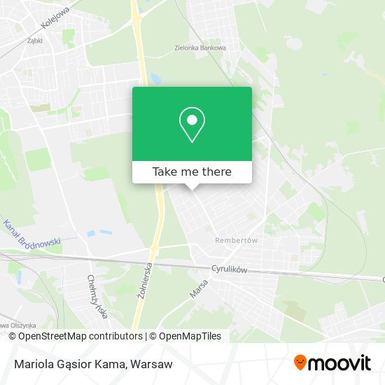 Mariola Gąsior Kama map