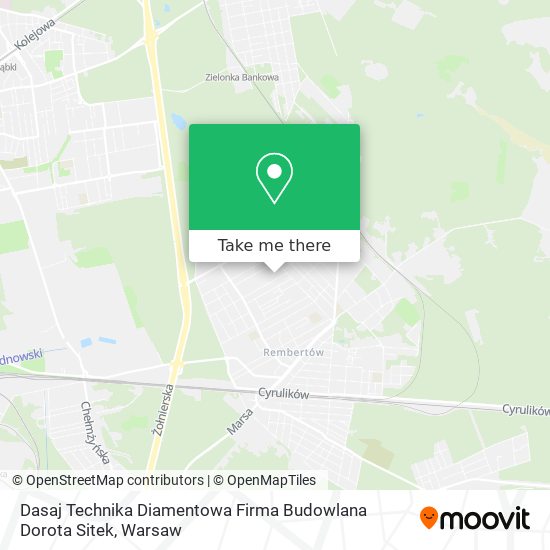 Dasaj Technika Diamentowa Firma Budowlana Dorota Sitek map