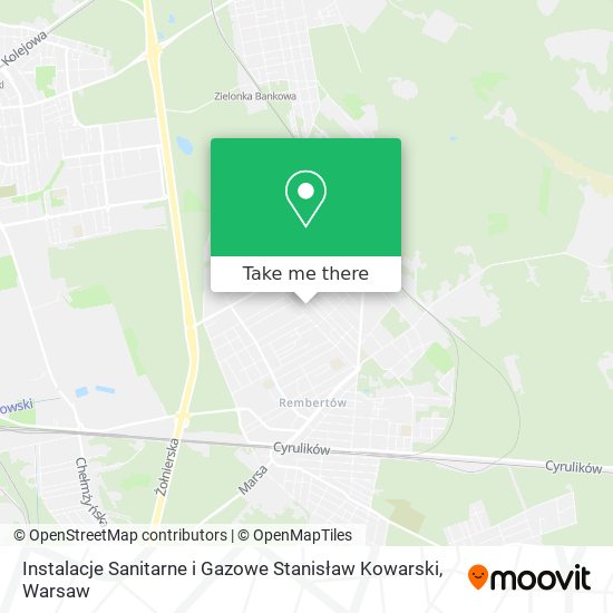 Instalacje Sanitarne i Gazowe Stanisław Kowarski map