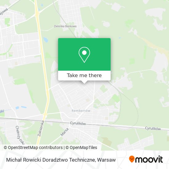 Michał Rowicki Doradztwo Techniczne map