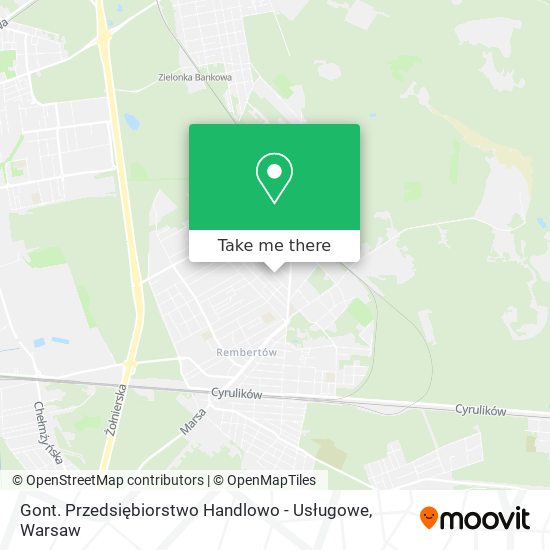 Gont. Przedsiębiorstwo Handlowo - Usługowe map