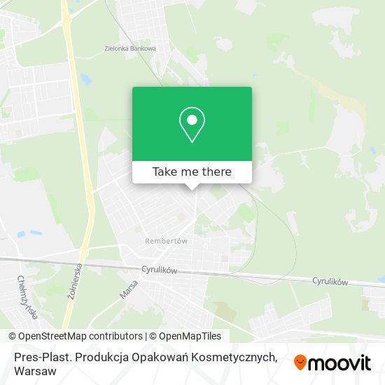 Pres-Plast. Produkcja Opakowań Kosmetycznych map