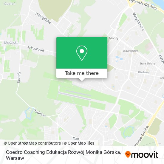 Coedro Coaching Edukacja Rozwój Monika Górska map