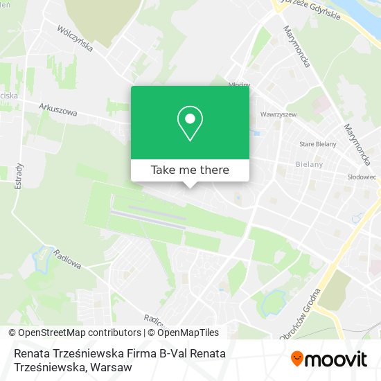 Renata Trześniewska Firma B-Val Renata Trześniewska map