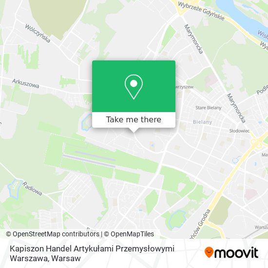 Kapiszon Handel Artykułami Przemysłowymi Warszawa map