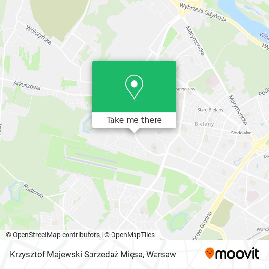 Krzysztof Majewski Sprzedaż Mięsa map