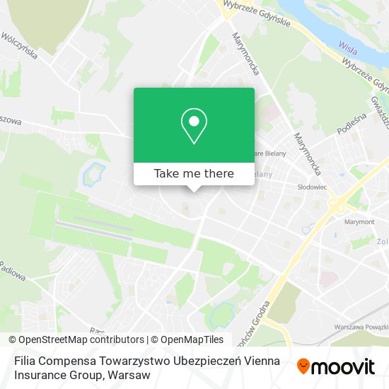 Filia Compensa Towarzystwo Ubezpieczeń Vienna Insurance Group map