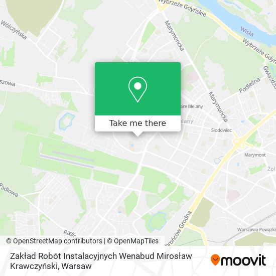 Zakład Robót Instalacyjnych Wenabud Mirosław Krawczyński map