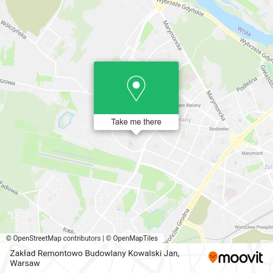 Карта Zakład Remontowo Budowlany Kowalski Jan