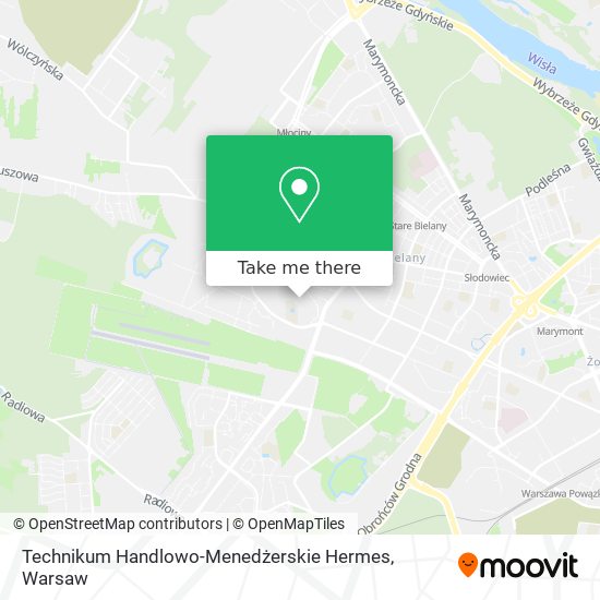 Technikum Handlowo-Menedżerskie Hermes map