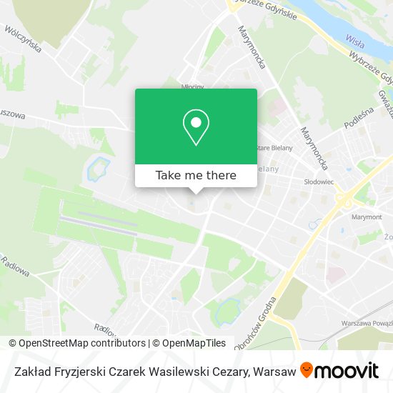 Zakład Fryzjerski Czarek Wasilewski Cezary map