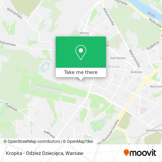 Kropka - Odzież Dziecięca map