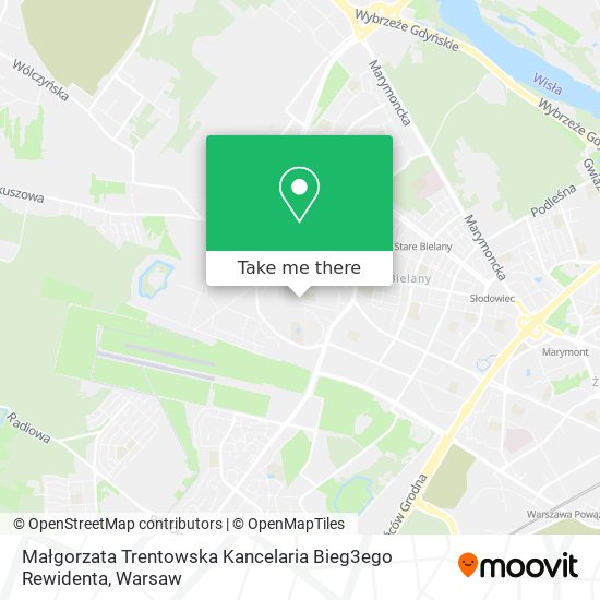 Małgorzata Trentowska Kancelaria Bieg3ego Rewidenta map