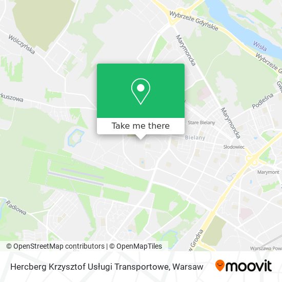 Карта Hercberg Krzysztof Usługi Transportowe