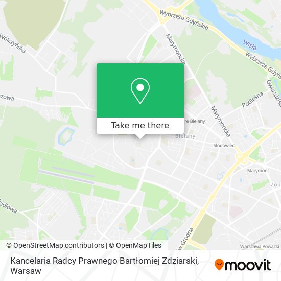 Kancelaria Radcy Prawnego Bartłomiej Zdziarski map