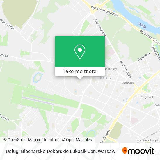 Usługi Blacharsko Dekarskie Łukasik Jan map