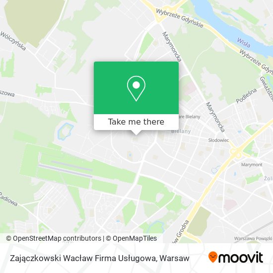 Zajączkowski Wacław Firma Usługowa map