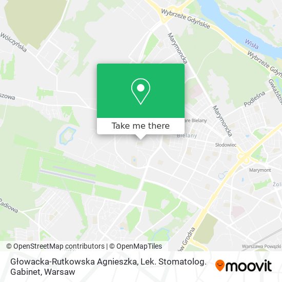 Głowacka-Rutkowska Agnieszka, Lek. Stomatolog. Gabinet map