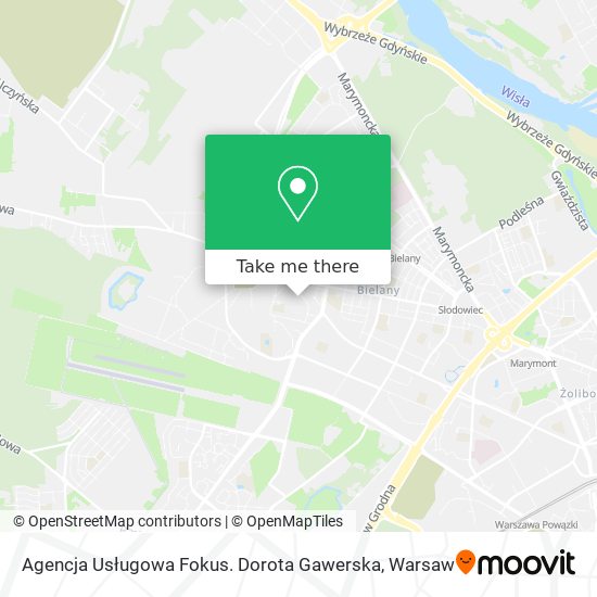 Agencja Usługowa Fokus. Dorota Gawerska map