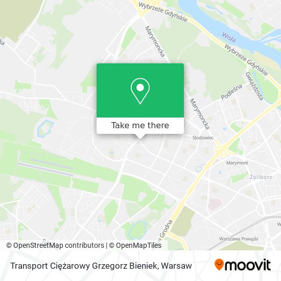 Transport Ciężarowy Grzegorz Bieniek map