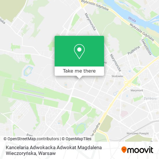 Kancelaria Adwokacka Adwokat Magdalena Wieczoryńska map