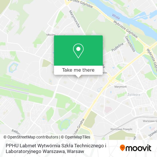 PPHU Labmet Wytwórnia Szkła Technicznego i Laboratoryjnego Warszawa map