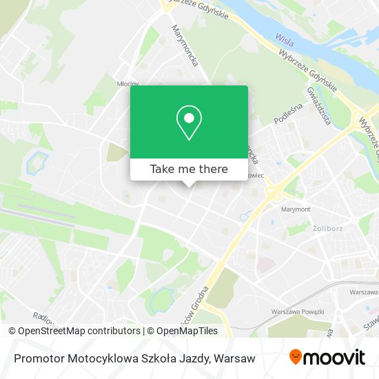 Promotor Motocyklowa Szkoła Jazdy map