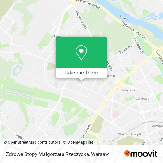 Zdrowe Stopy Małgorzata Rzeczycka map