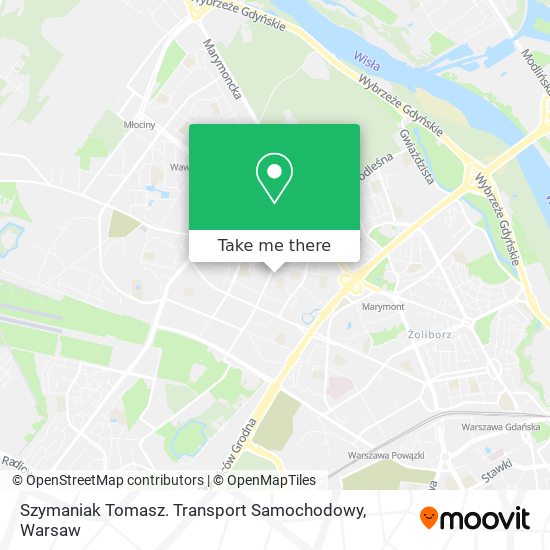 Карта Szymaniak Tomasz. Transport Samochodowy