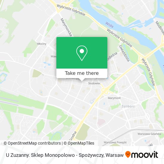 U Zuzanny. Sklep Monopolowo - Spożywczy map