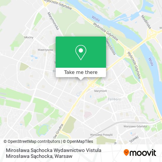 Mirosława Sąchocka Wydawnictwo Vistula Mirosława Sąchocka map