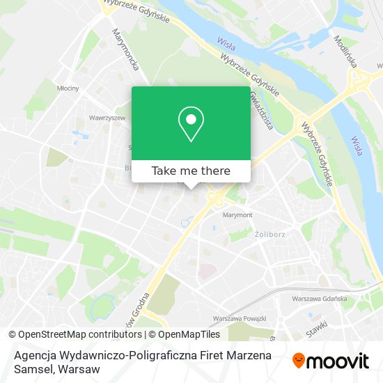 Agencja Wydawniczo-Poligraficzna Firet Marzena Samsel map