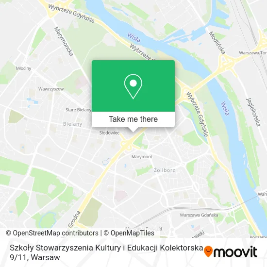 Szkoły Stowarzyszenia Kultury i Edukacji Kolektorska 9 / 11 map