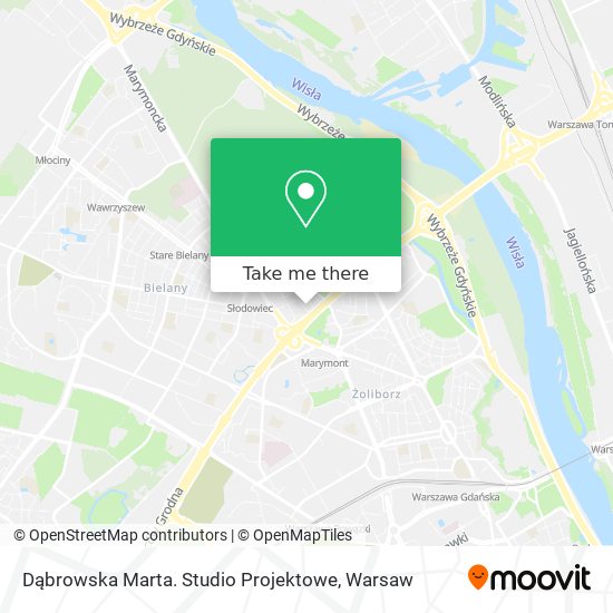 Dąbrowska Marta. Studio Projektowe map