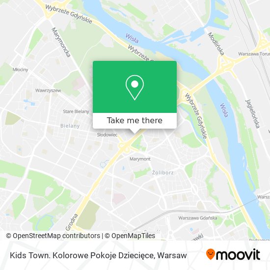 Kids Town. Kolorowe Pokoje Dziecięce map