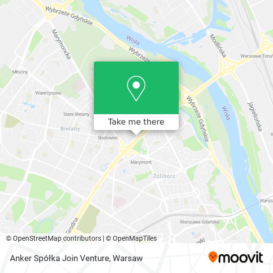 Anker Spółka Join Venture map